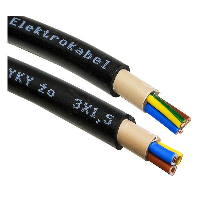 Kabel energetyczny YKY 3x1,5 żo ELEKTROKABEL 50m