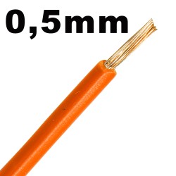 Przewód instalacyjny Lgy linka 0,5mm orange 100m