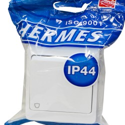 Hermes ŁNT biały IP44 dzwonek  0337-02