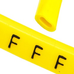 Oznacznik przewodów OZ-0 F żółte 100szt