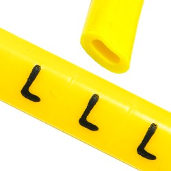 Oznacznik przewodów OZ-0 L żółte 100szt