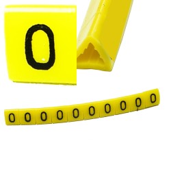 Oznacznik przewodów OZ-1 0 żółte 100szt