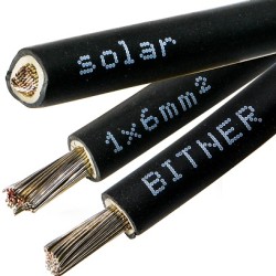 Kabel fotowoltaiczny BiT solar 1x6 1kV czarny