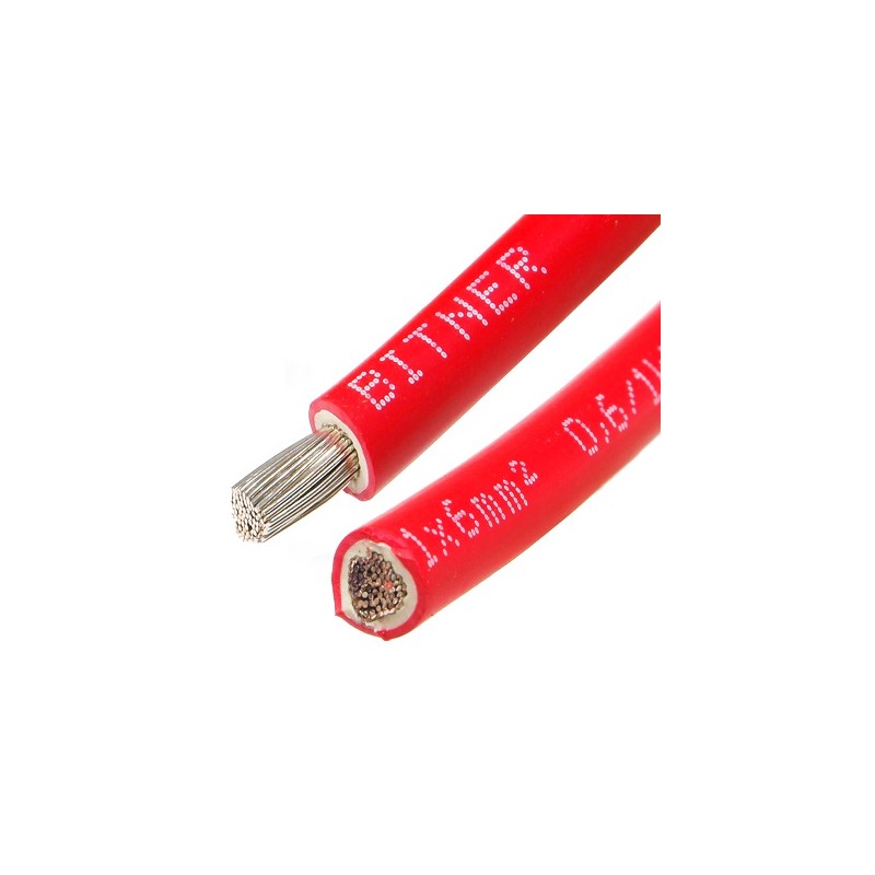 Kabel fotowoltaiczny BiT solar 1x6 1kV czerwony