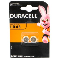 Bateria zegarkowa LR43 L1142F Duracell AG12 2bl