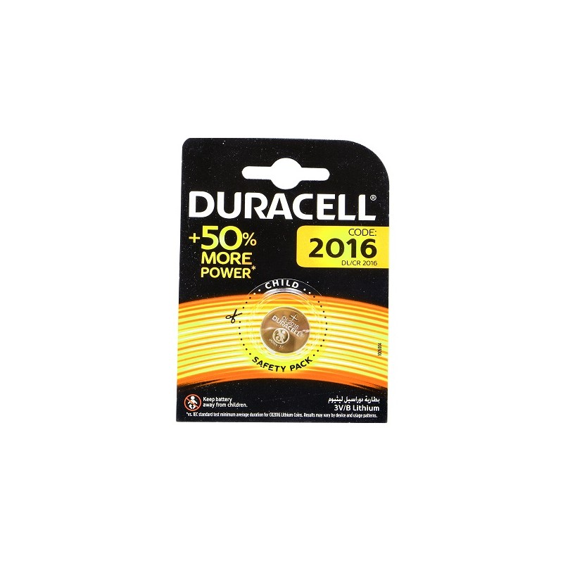 Bateria CR 2016 Duracell 3V