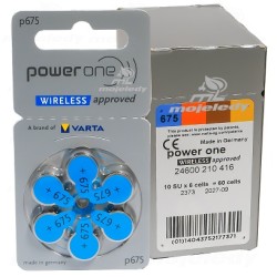 Bateria słuchowa VARTA Power One 675 60BL