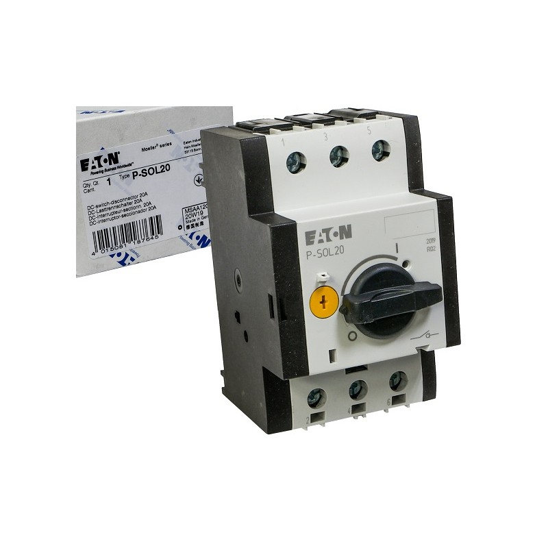 Rozłącznik do instalacji fotowoltaicznej 2P 20A DC