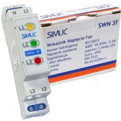 Kontrolka LED 3 fazowa SWN 85132012 SIMET