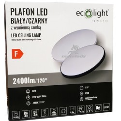 Plafon LED 32W 2400lm IP20 4000K 380 EC20508